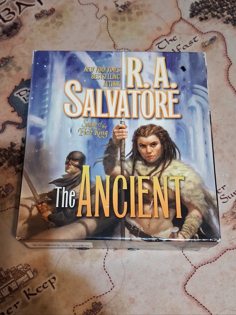The Ancient by R.A. Salvatore audiobook on 10 CDsSaga of the First King book 2.